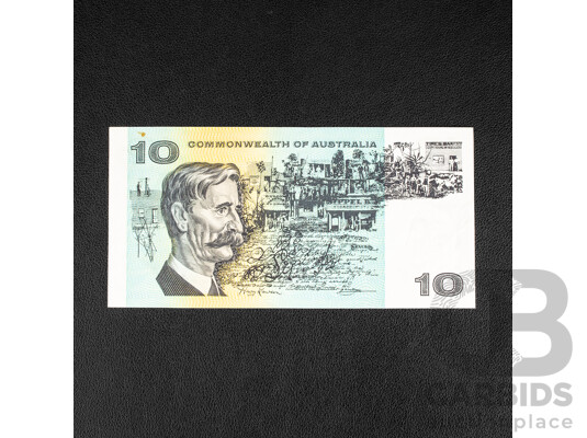 Australian 1972 Ten Dollar Note, Phillips/Wheeler, STK 396009, R30a