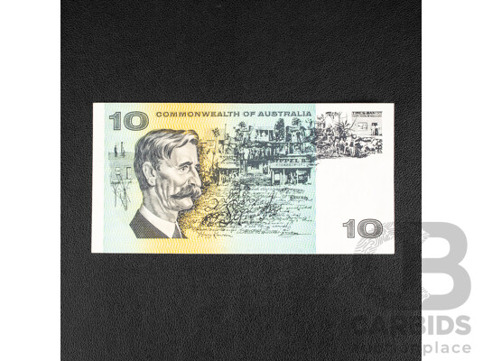 Australian 1967 Ten Dollar Note, Coombs/Randall , SFB 245733, R302