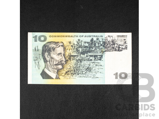 Australian 1967 Ten Dollar Note Coombs/Randall, SFP125832 R302