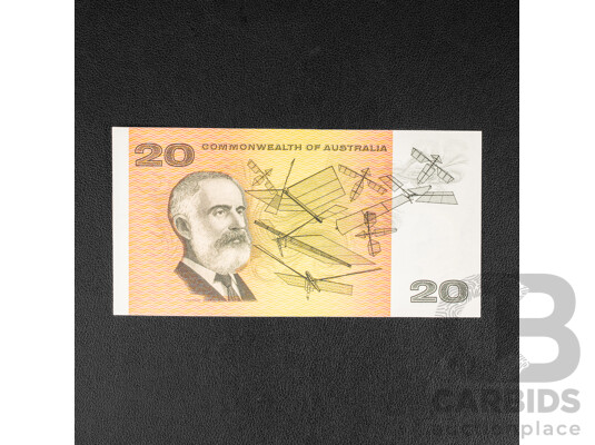 Australian 1968 Twenty Dollar Note, Phillips/Randall, XEP 111099, R403