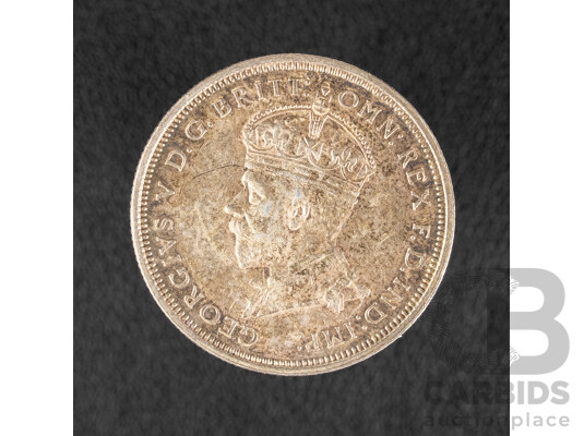 Australian 1927 Silver Florin, Parliament House .925