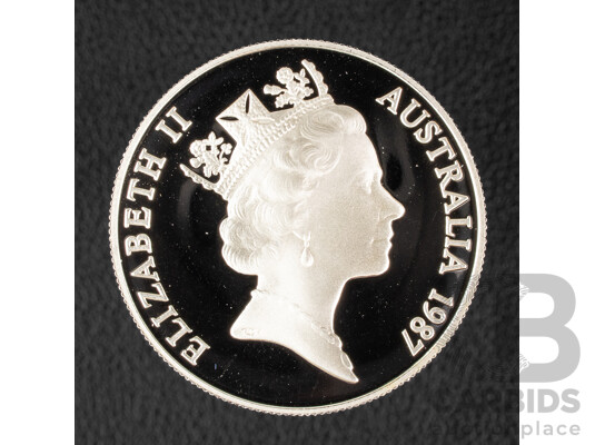 Australian RAM 1987 Silver Proof Ten Dollar Coin, State Series, New South Wales .925