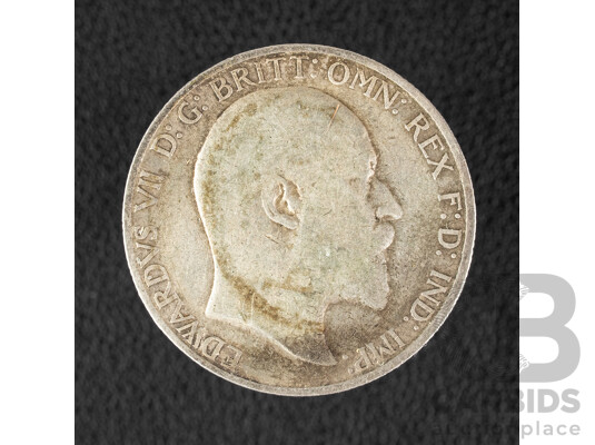 United Kingdom 1906 KEVII Silver Florin .925
