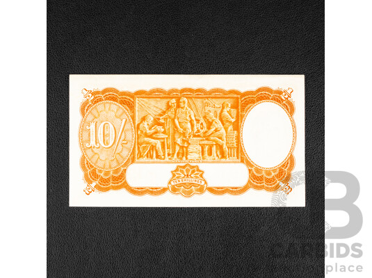 Australian 1939 Ten Shilling note R12, F23 855302