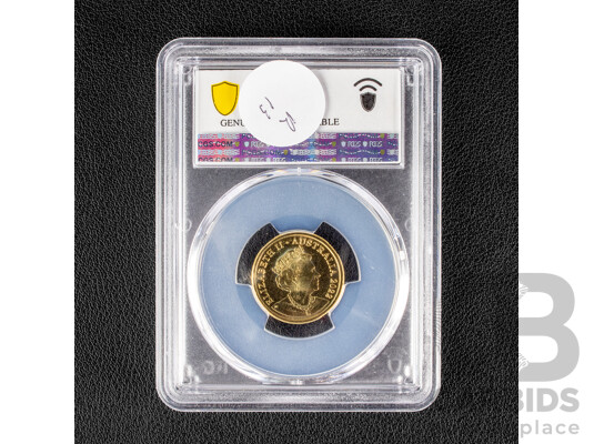 Australian 2022 Two Dollar Coin, Honey Bee PCGS UNC with Scratch