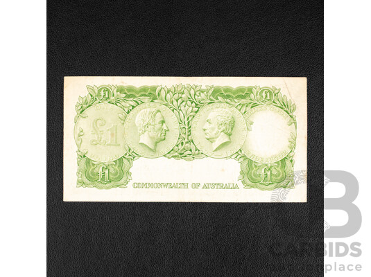 Australian 1961 One Pound Note, Coombs/Wilson one pound, R34b