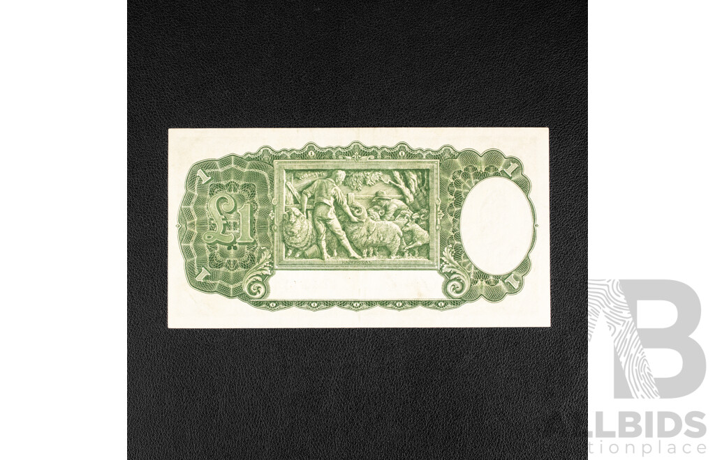Australian 1952 One Pound Note, Coombs/Wilson, X21 493659 R32