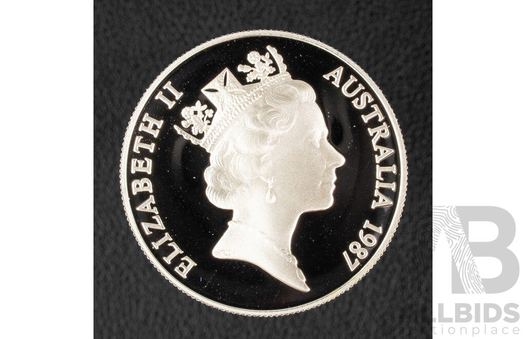 Australian RAM 1987 Silver Proof Ten Dollar Coin, State Series, New South Wales .925