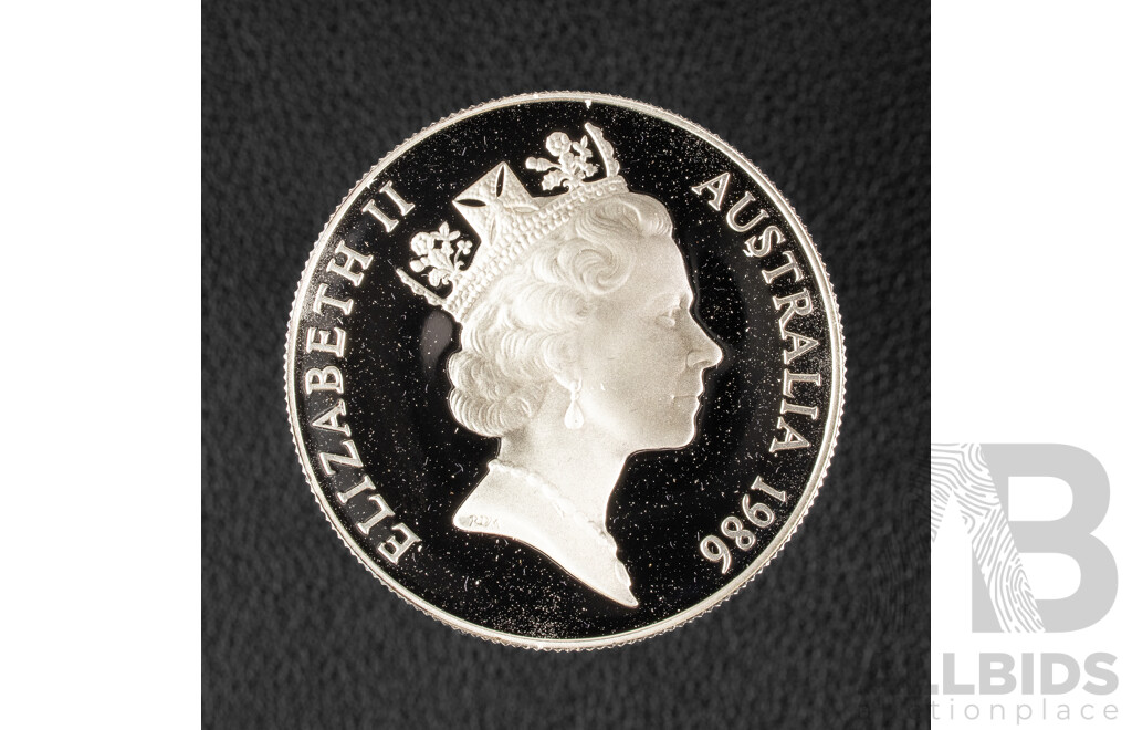 Australian RAM 1986 Silver Proof Ten Dollar Coin, State Series, South Australia .925