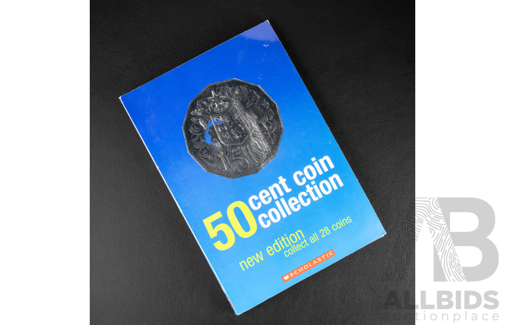 Twenty eight UNC commemorative 50c coins