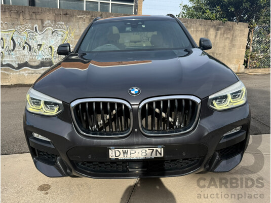 10/2017 Bmw X3 xDRIVE30i 4WD G01 4D Wagon Sophisto Grey 2.0L