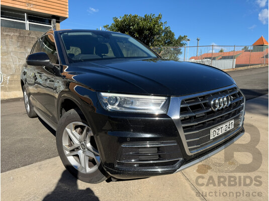 01/2019 Audi Q5 2.0 TDI QUATTRO DESIGN (AWD) FY MY18 4D Wagon Black Turbo Diesel 2.0L