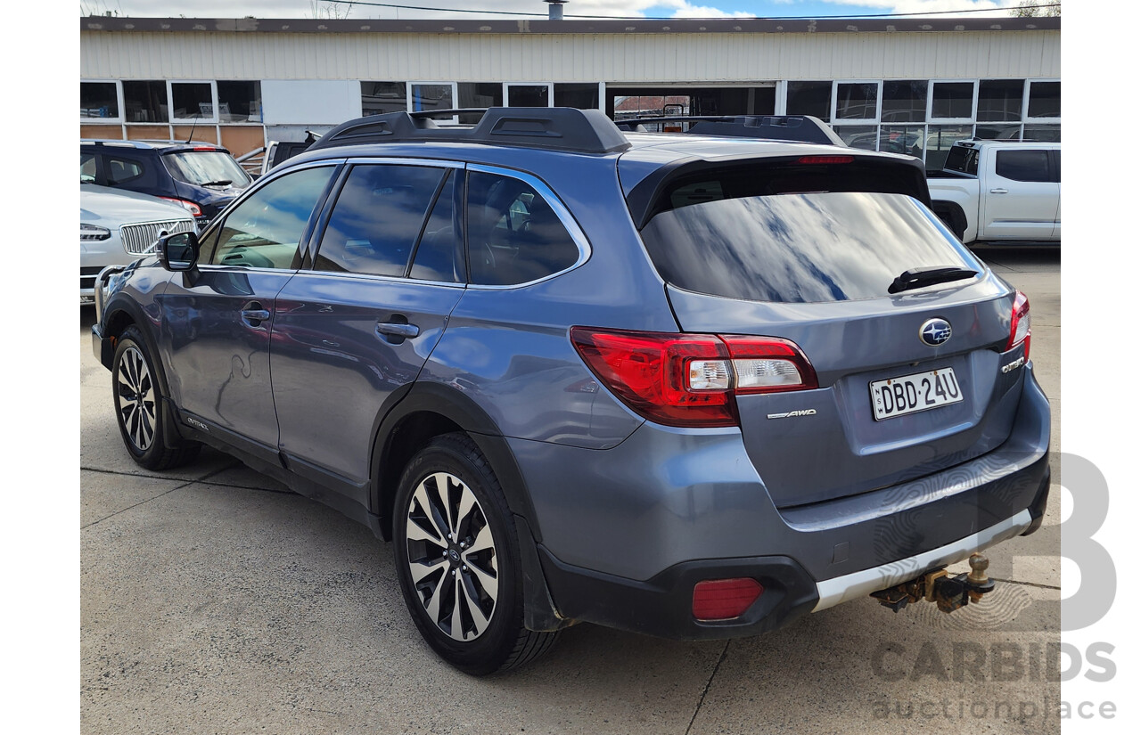 06/2016 Subaru Outback 2.5i Premium MY16 4d Wagon Grey 2.5L