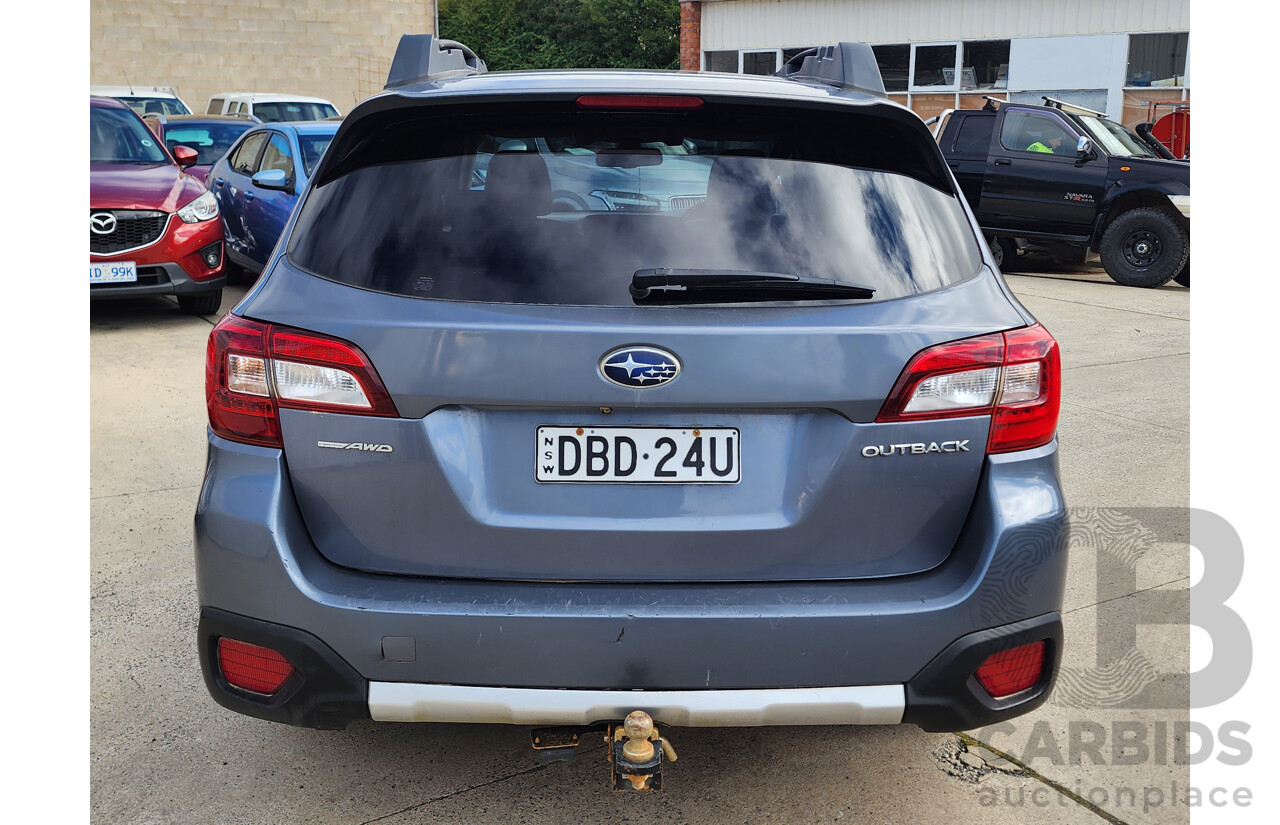 06/2016 Subaru Outback 2.5i Premium MY16 4d Wagon Grey 2.5L