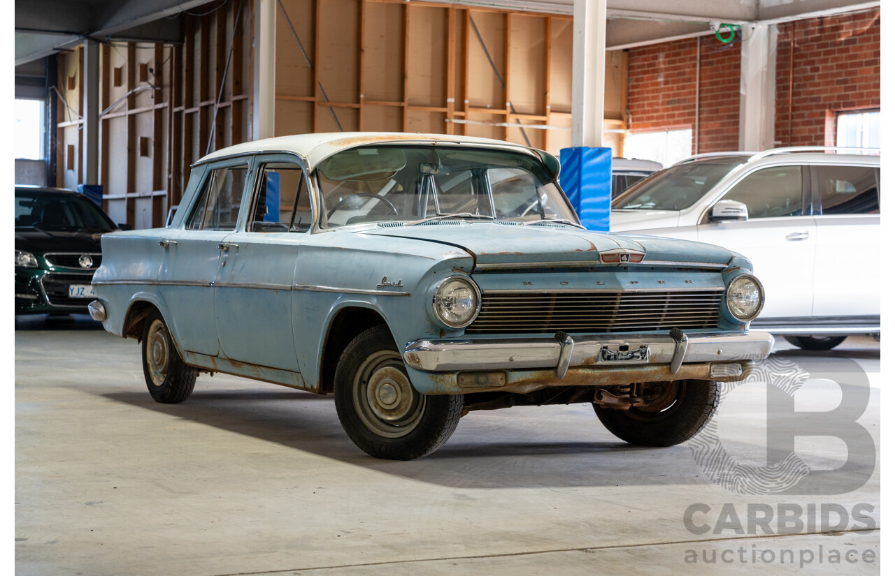 Circa 1963 Holden EJ Special 4d Sedan Riverina Blue / Atherton Ivory 138ci 2.2L