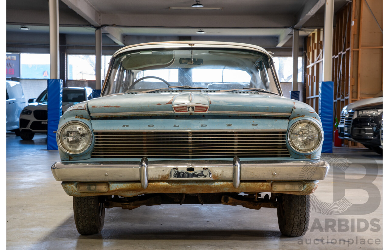 Circa 1963 Holden EJ Special 4d Sedan Riverina Blue / Atherton Ivory 138ci 2.2L