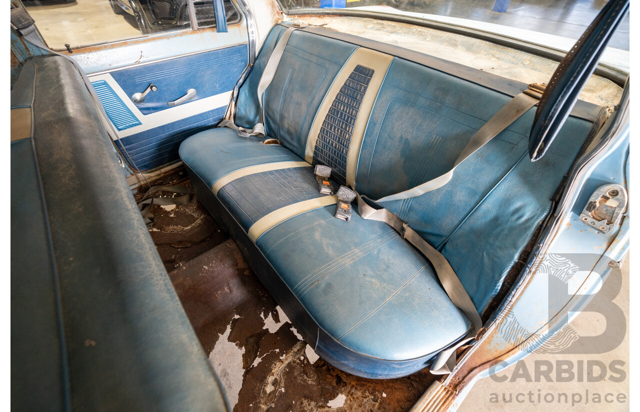Circa 1963 Holden EJ Special 4d Sedan Riverina Blue / Atherton Ivory 138ci 2.2L