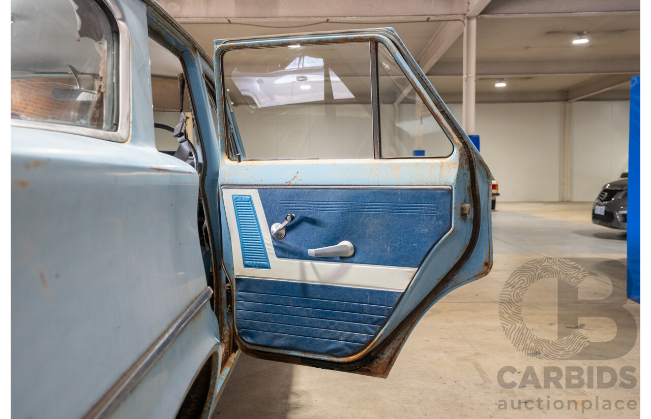 Circa 1963 Holden EJ Special 4d Sedan Riverina Blue / Atherton Ivory 138ci 2.2L