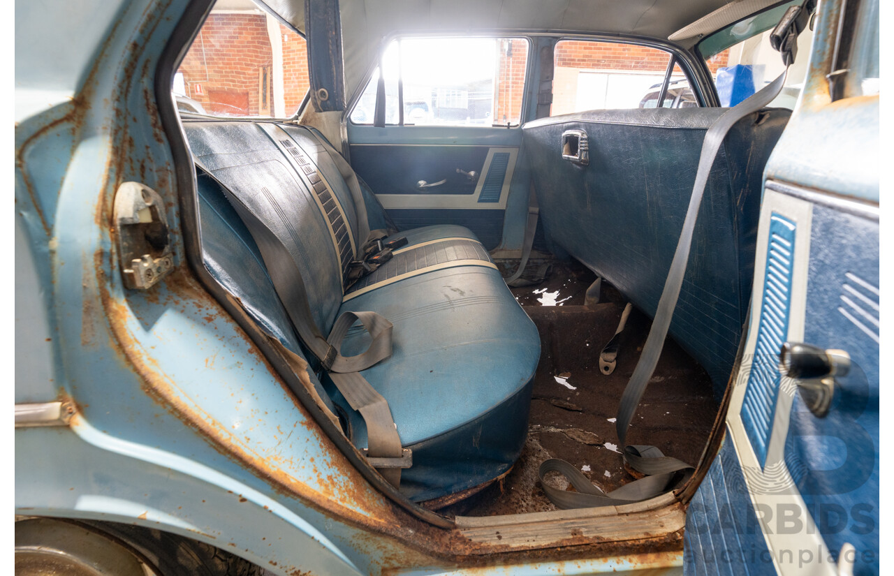Circa 1963 Holden EJ Special 4d Sedan Riverina Blue / Atherton Ivory 138ci 2.2L