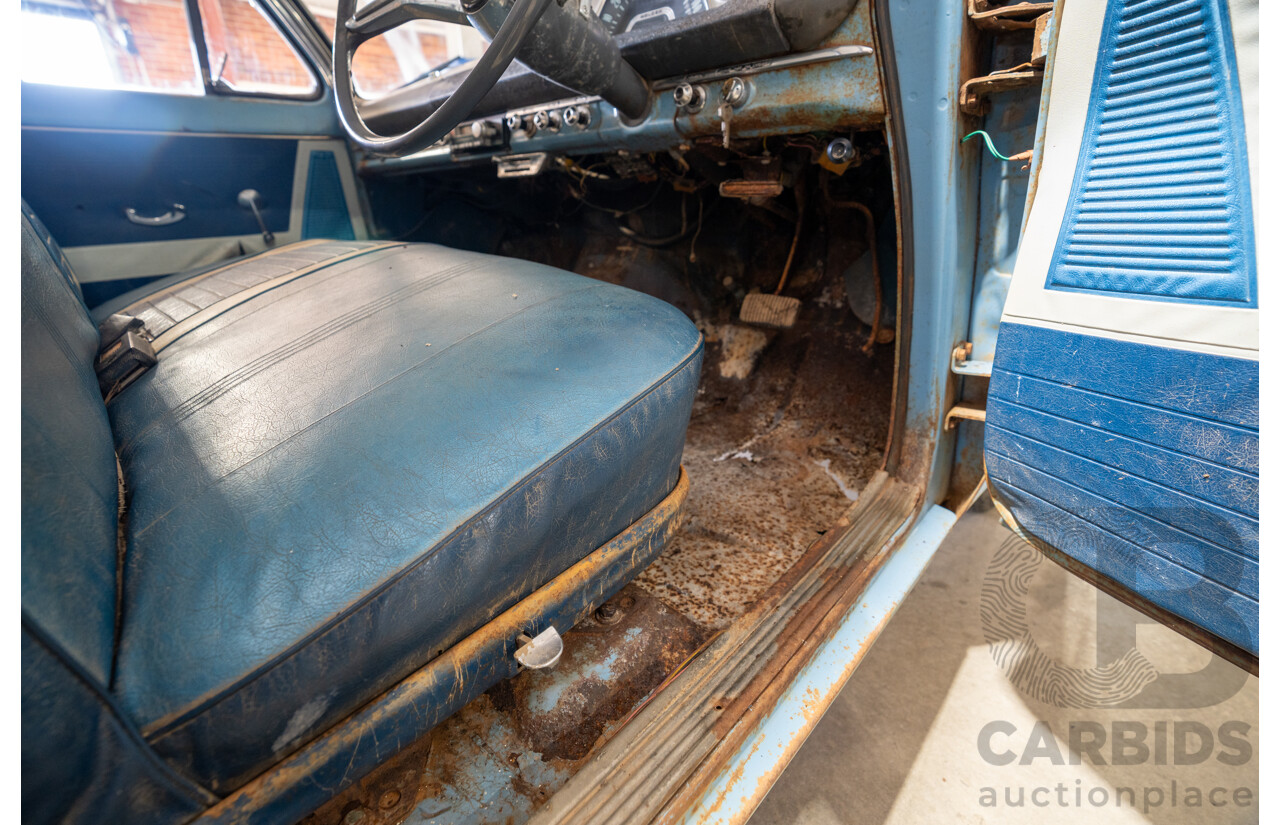 Circa 1963 Holden EJ Special 4d Sedan Riverina Blue / Atherton Ivory 138ci 2.2L
