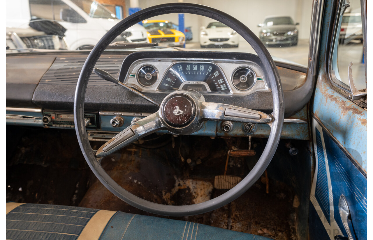 Circa 1963 Holden EJ Special 4d Sedan Riverina Blue / Atherton Ivory 138ci 2.2L