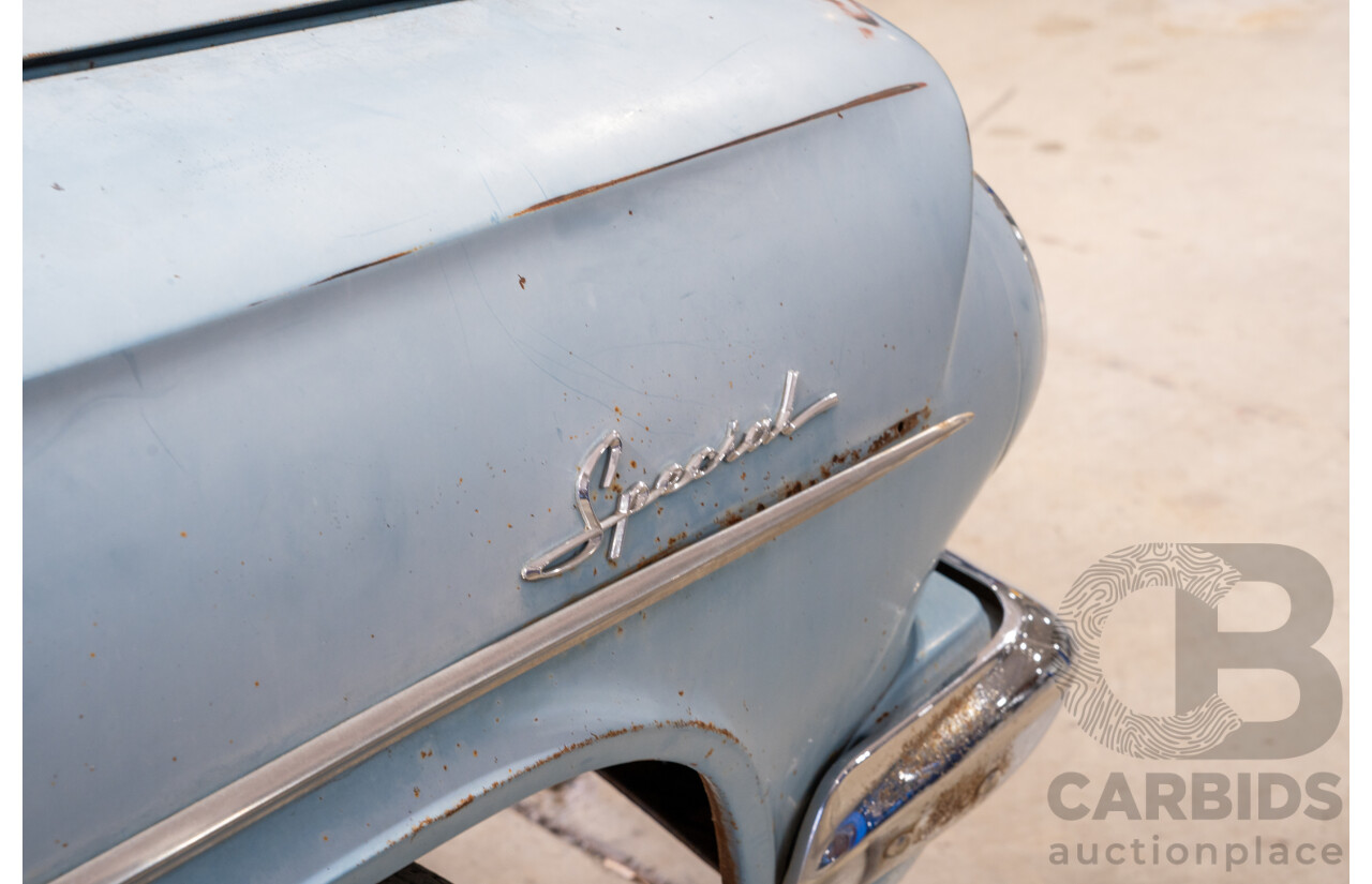 Circa 1963 Holden EJ Special 4d Sedan Riverina Blue / Atherton Ivory 138ci 2.2L