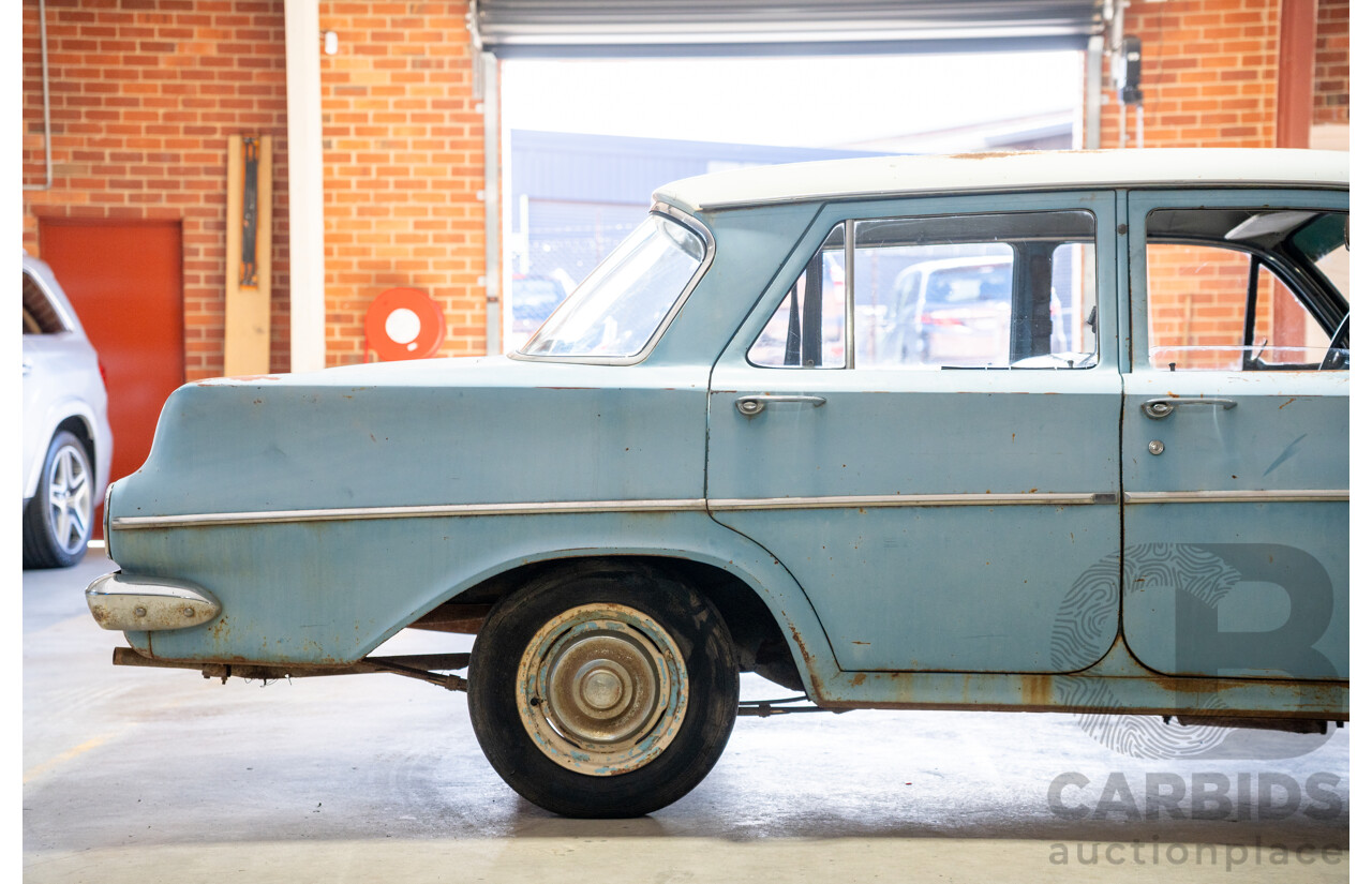 Circa 1963 Holden EJ Special 4d Sedan Riverina Blue / Atherton Ivory 138ci 2.2L
