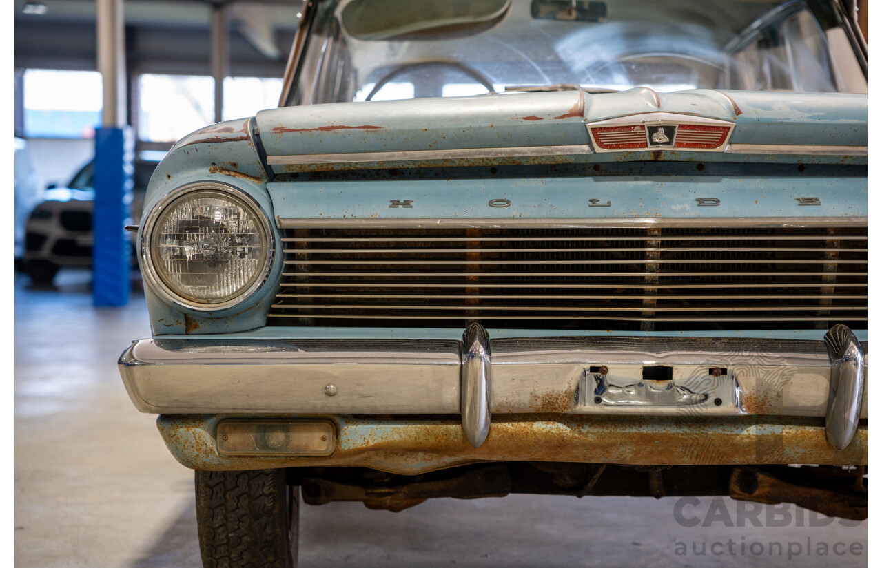 Circa 1963 Holden EJ Special 4d Sedan Riverina Blue / Atherton Ivory 138ci 2.2L