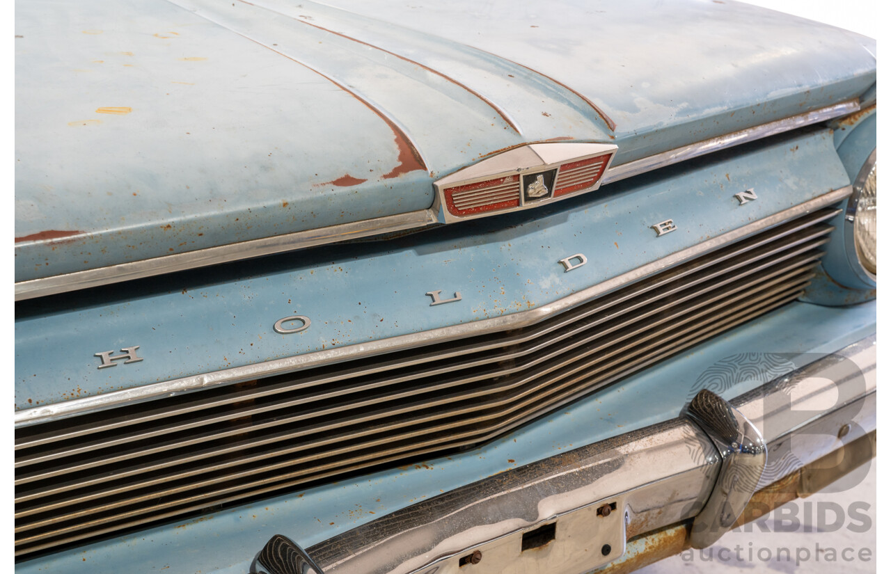 Circa 1963 Holden EJ Special 4d Sedan Riverina Blue / Atherton Ivory 138ci 2.2L