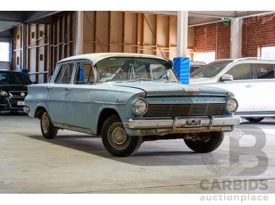 Circa 1963 Holden EJ Special 4d Sedan Riverina Blue / Atherton Ivory 138ci 2.2L