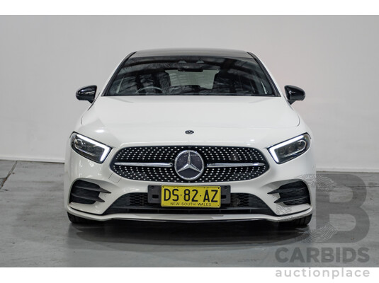 3/2019 Mercedes-Benz A250 4MATIC AMG Line (AWD) 177 MY19 5d Hatchback Polar White Turbo 2.0L