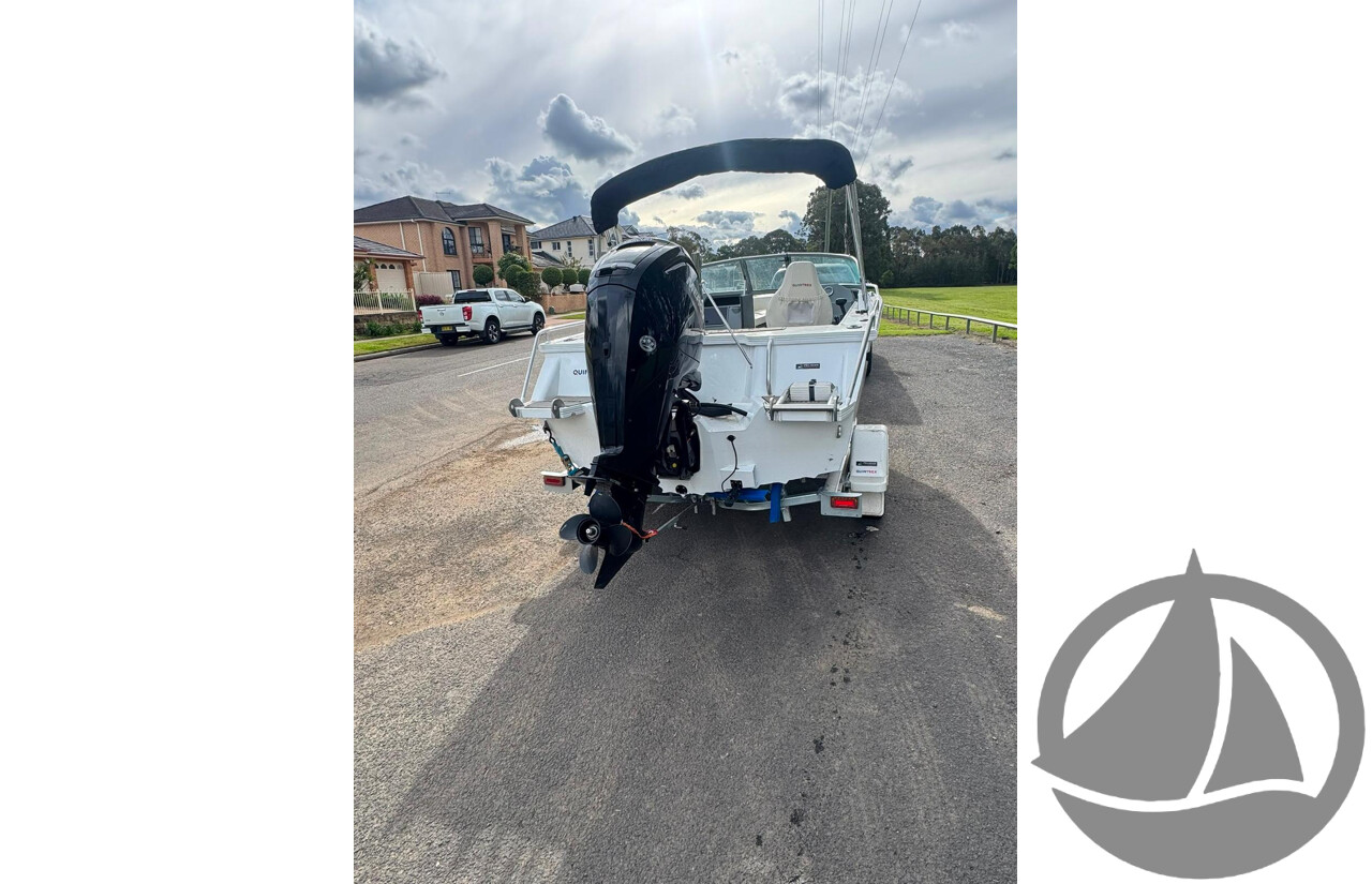 NO RESERVE - 2025 Quintrex 481 Cruiseabout, 75hp Mercury 4 stroke, 25 hours