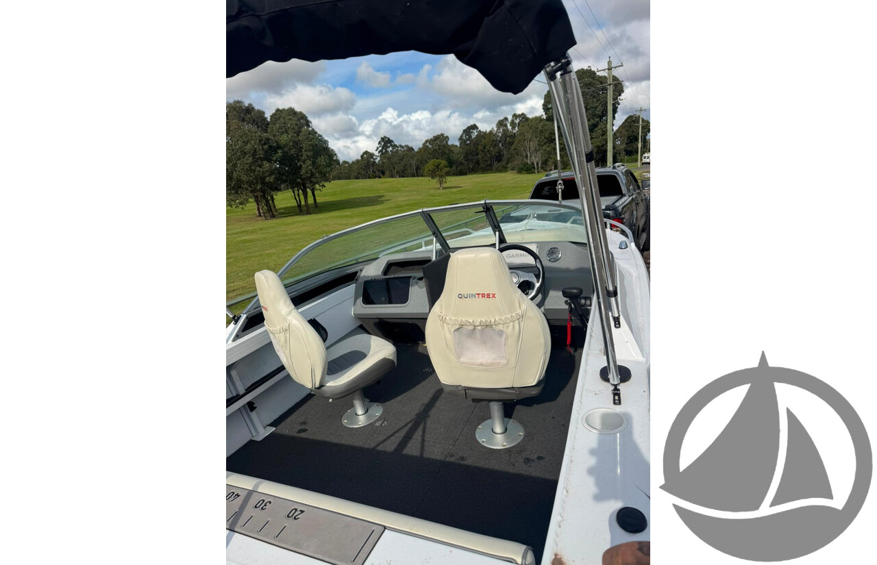 NO RESERVE - 2025 Quintrex 481 Cruiseabout, 75hp Mercury 4 stroke, 25 hours