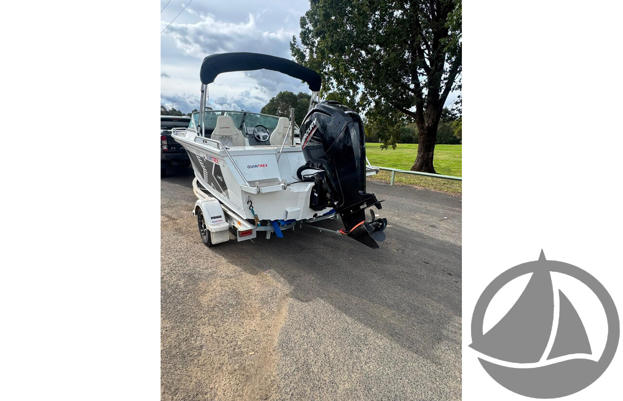 NO RESERVE - 2025 Quintrex 481 Cruiseabout, 75hp Mercury 4 stroke, 25 hours