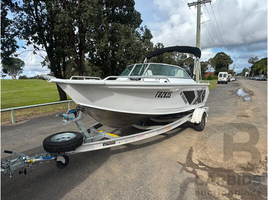 NO RESERVE - 2025 Quintrex 481 Cruiseabout, 75hp Mercury 4 stroke, 25 hours