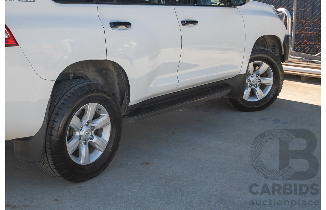 4/2016 Toyota Landcruiser Prado GX (4x4) GDJ150R MY16 4d Wagon Glacier White Turbo Diesel 2.8L