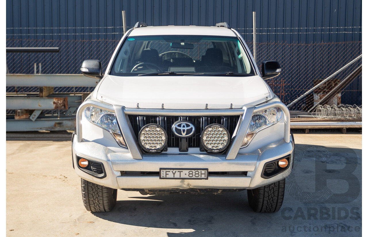 4/2016 Toyota Landcruiser Prado GX (4x4) GDJ150R MY16 4d Wagon Glacier White Turbo Diesel 2.8L