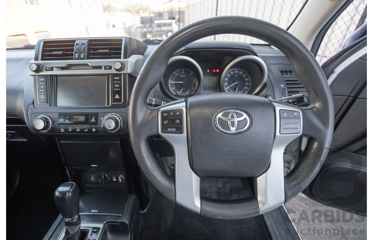 4/2016 Toyota Landcruiser Prado GX (4x4) GDJ150R MY16 4d Wagon Glacier White Turbo Diesel 2.8L