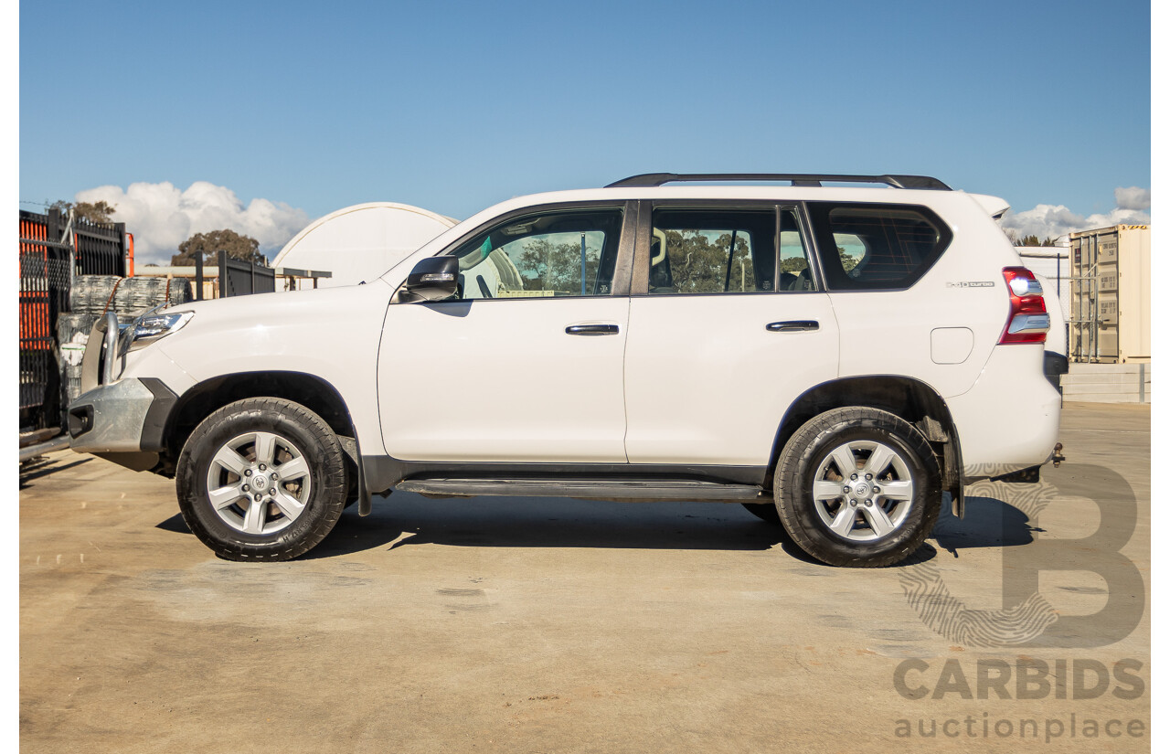 4/2016 Toyota Landcruiser Prado GX (4x4) GDJ150R MY16 4d Wagon Glacier White Turbo Diesel 2.8L
