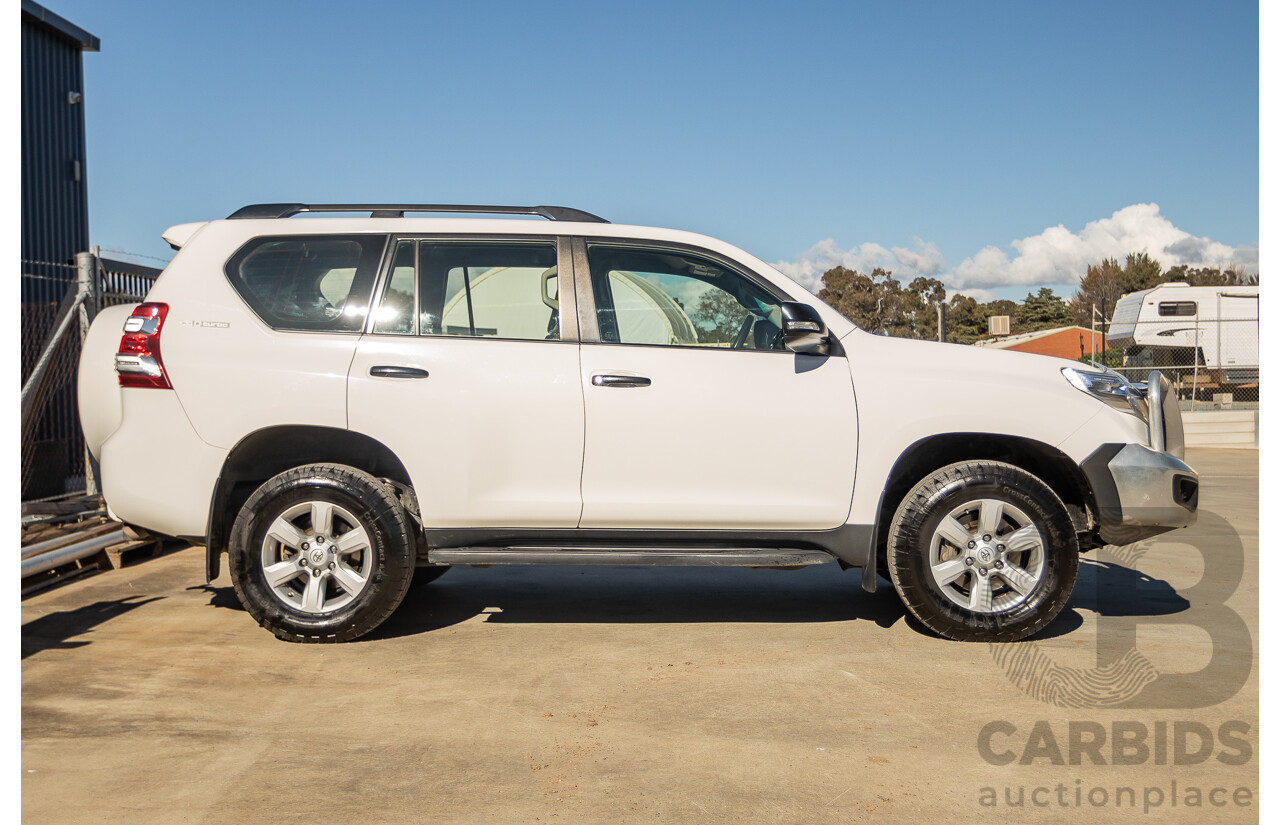 4/2016 Toyota Landcruiser Prado GX (4x4) GDJ150R MY16 4d Wagon Glacier White Turbo Diesel 2.8L