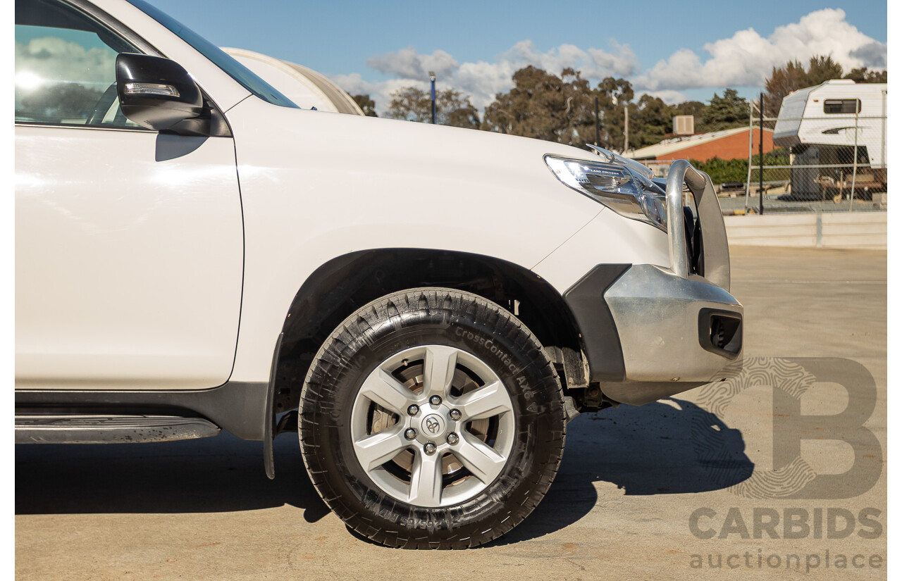 4/2016 Toyota Landcruiser Prado GX (4x4) GDJ150R MY16 4d Wagon Glacier White Turbo Diesel 2.8L