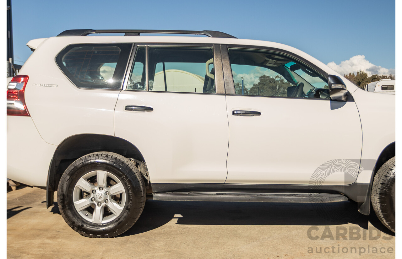 4/2016 Toyota Landcruiser Prado GX (4x4) GDJ150R MY16 4d Wagon Glacier White Turbo Diesel 2.8L