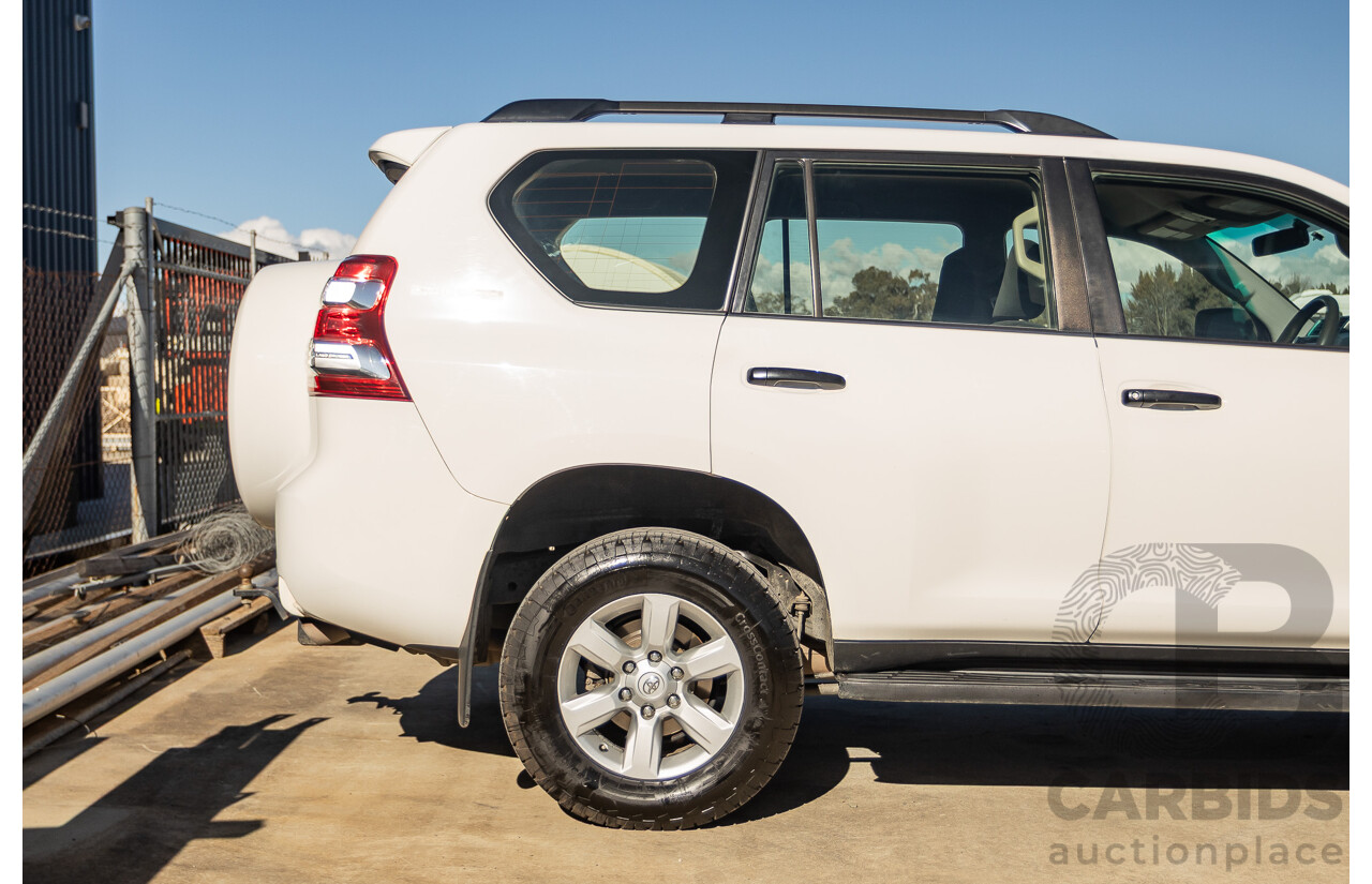 4/2016 Toyota Landcruiser Prado GX (4x4) GDJ150R MY16 4d Wagon Glacier White Turbo Diesel 2.8L