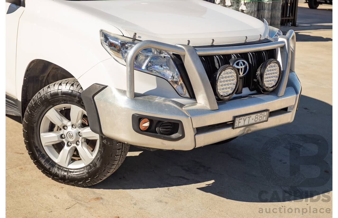 4/2016 Toyota Landcruiser Prado GX (4x4) GDJ150R MY16 4d Wagon Glacier White Turbo Diesel 2.8L