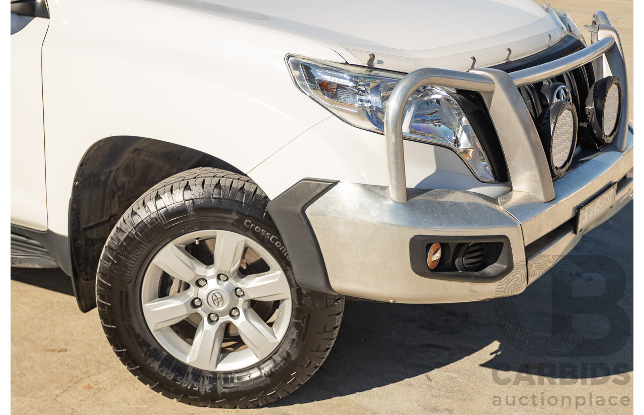 4/2016 Toyota Landcruiser Prado GX (4x4) GDJ150R MY16 4d Wagon Glacier White Turbo Diesel 2.8L