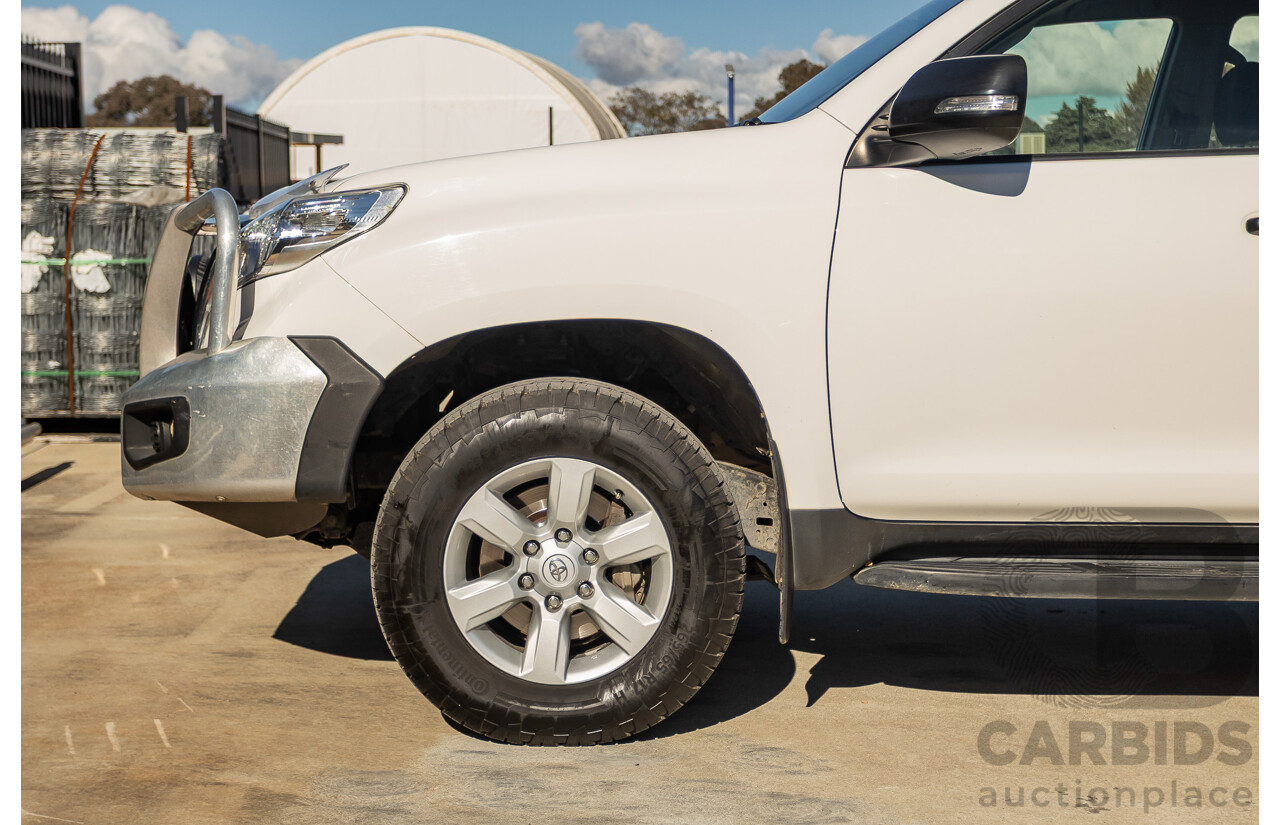 4/2016 Toyota Landcruiser Prado GX (4x4) GDJ150R MY16 4d Wagon Glacier White Turbo Diesel 2.8L