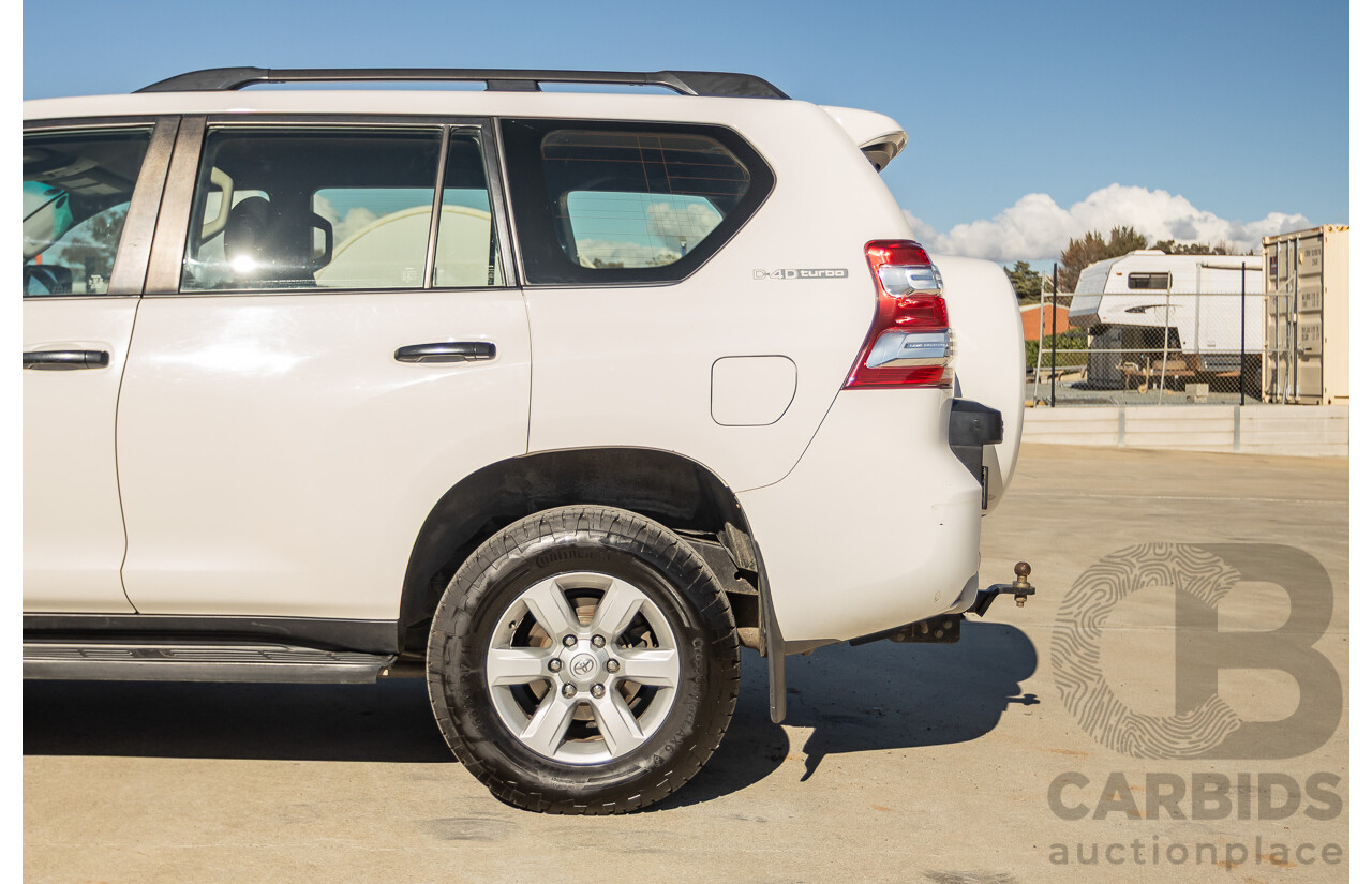 4/2016 Toyota Landcruiser Prado GX (4x4) GDJ150R MY16 4d Wagon Glacier White Turbo Diesel 2.8L