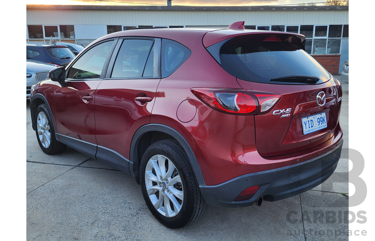 02/2012 Mazda Cx-5 Grand Tourer (4x4) 4d Wagon Maroon 2.0L