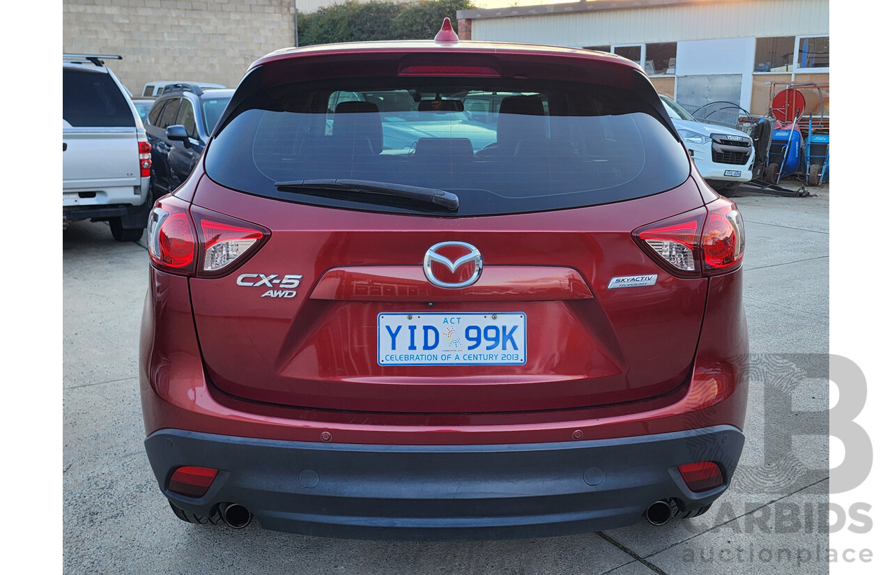 02/2012 Mazda Cx-5 Grand Tourer (4x4) 4d Wagon Maroon 2.0L