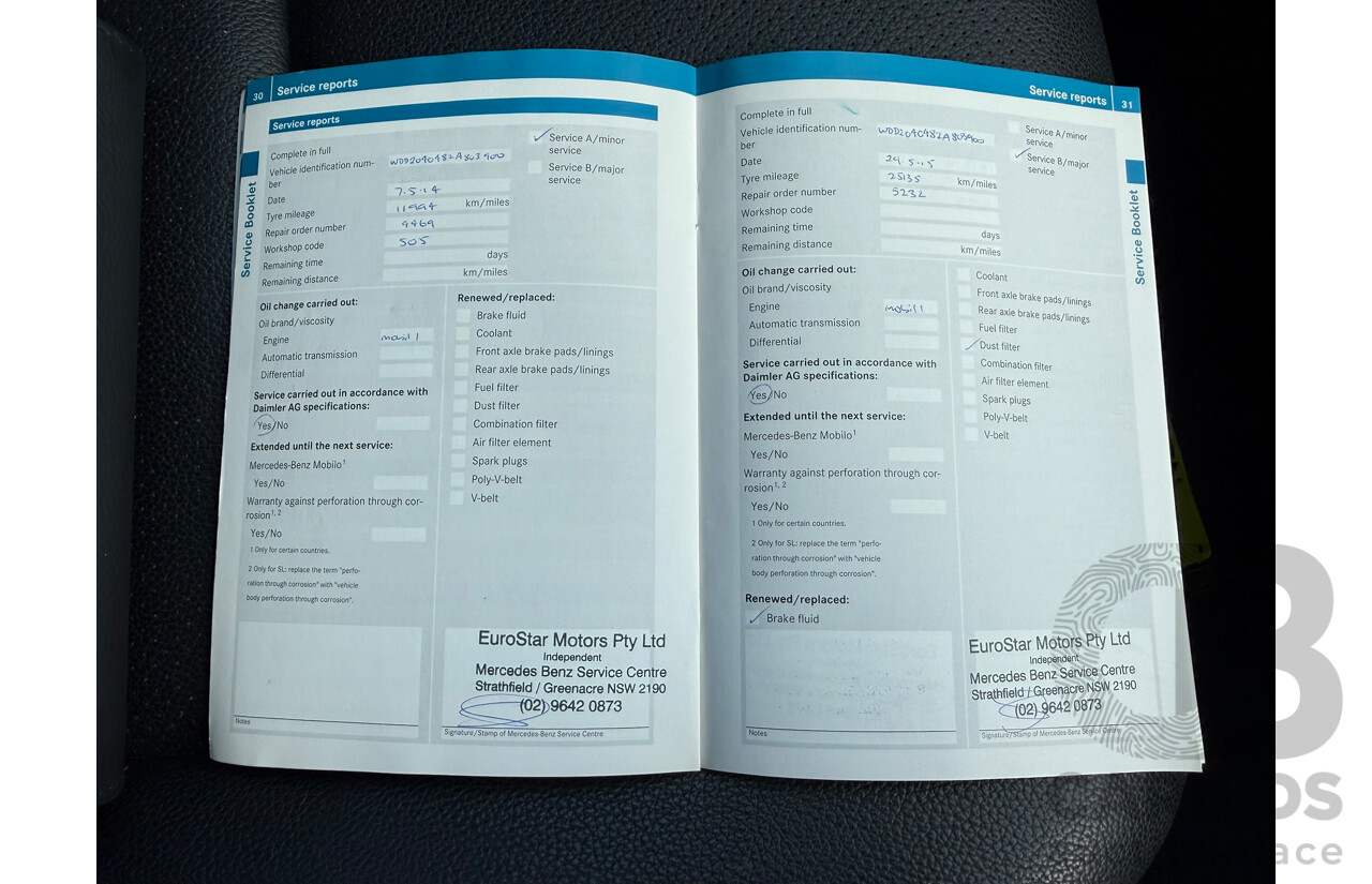 12/2012 Mercedes-Benz C200 BE RWD W204 MY12 4D Sedan Cavansite Blue Metallic 1.8L